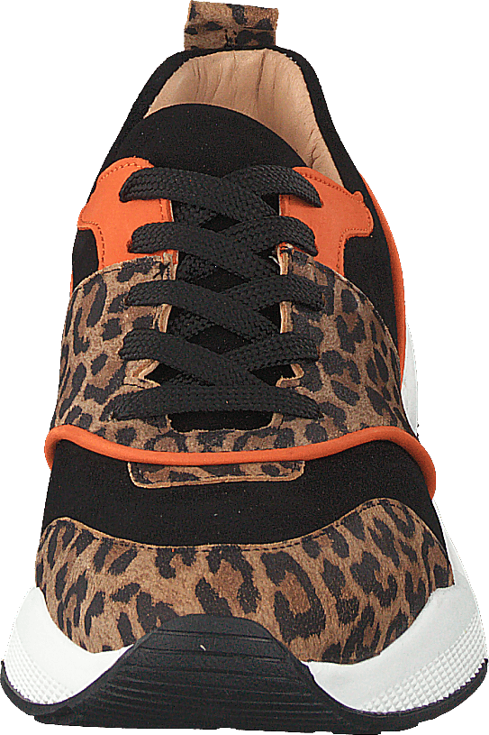 Shoes Leo Suede/black/orange
