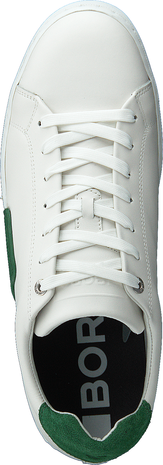 Clip M White/green