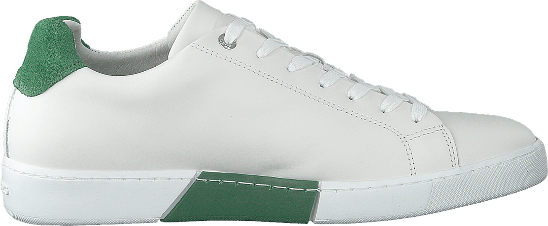 Clip M White/green
