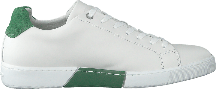 Clip M White/green