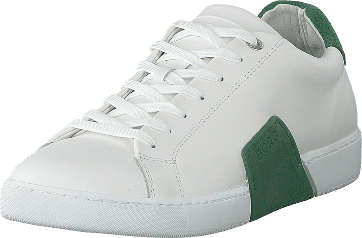 Clip M White/green