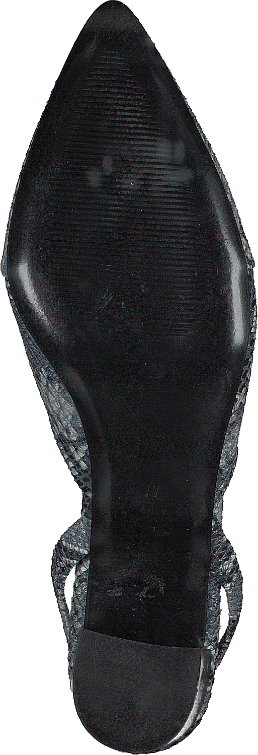 Monaco Slingbacks Blue Snake