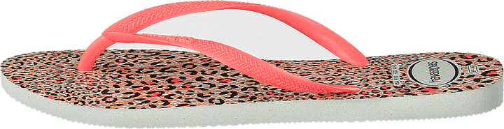 Slim Animals White / Coral New 6577