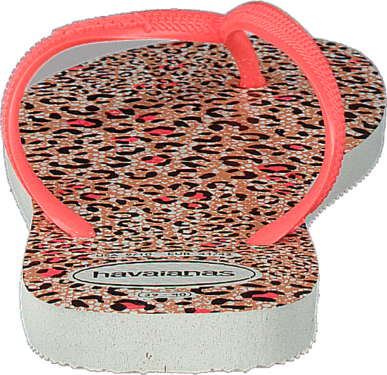 Slim Animals White / Coral New 6577