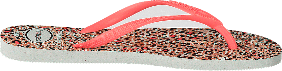 Slim Animals White / Coral New 6577