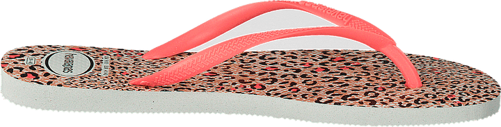 Slim Animals White / Coral New 6577