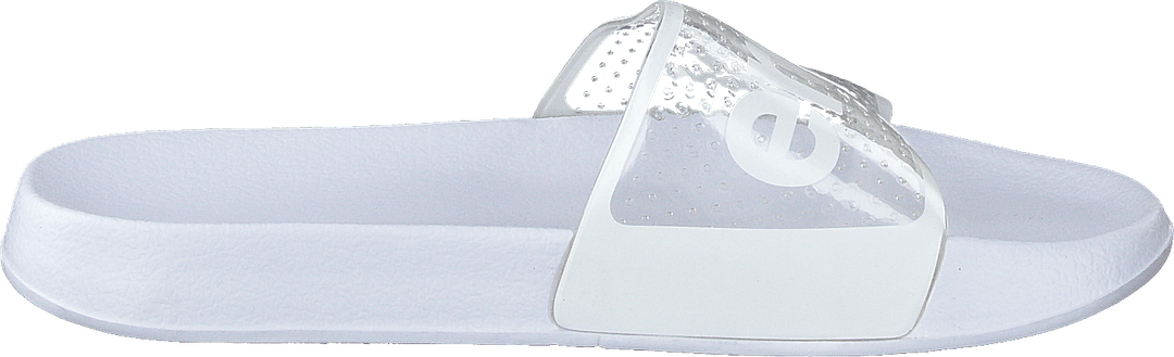 Superdry Perf Jelly Pool Slide Optic White