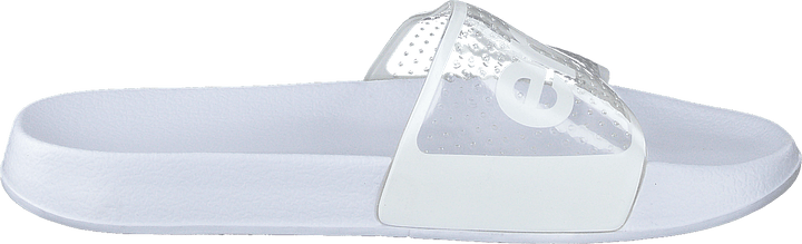Superdry Perf Jelly Pool Slide Optic White