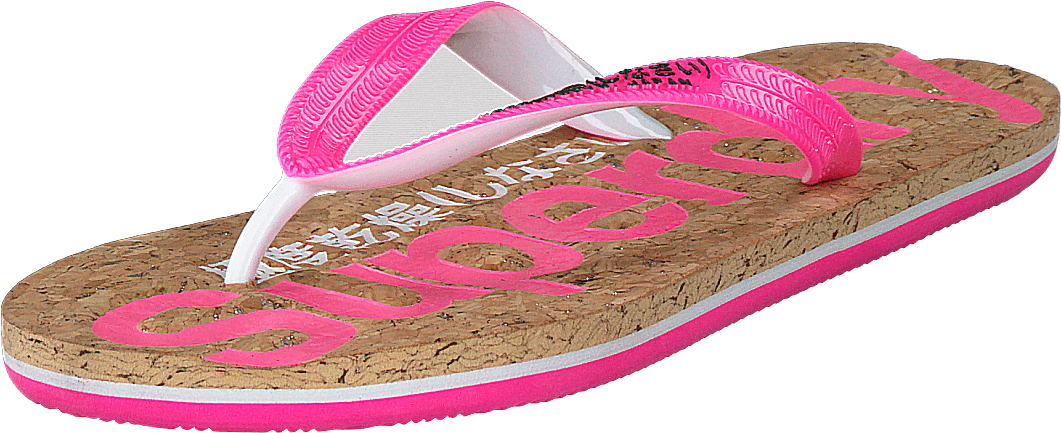 Glitter Cork Flip Flop Pink/eclipse Navy