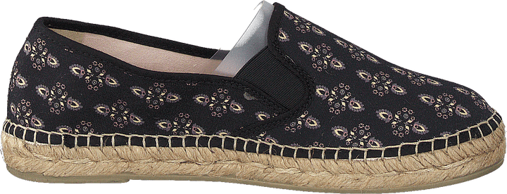 Vibrant Walker Espadrillo Fast Schwarz