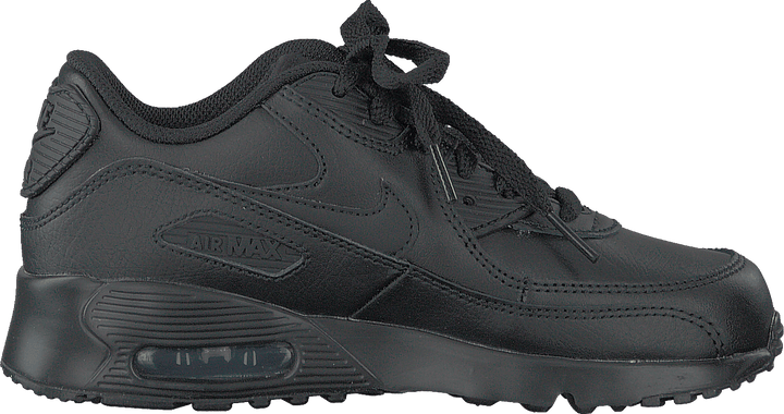 Air Max 90 Leather pour garçon, noir/noir