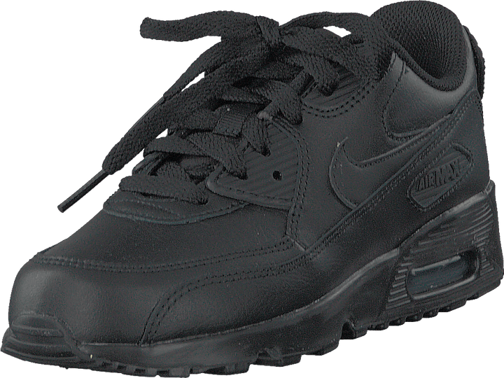 Air Max 90 Leather pour garçon, noir/noir
