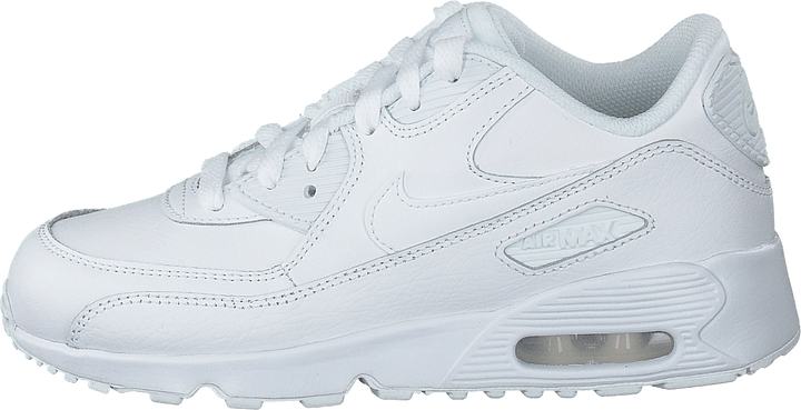 Air Max 90 Leather pour garçon, blanc/blanc