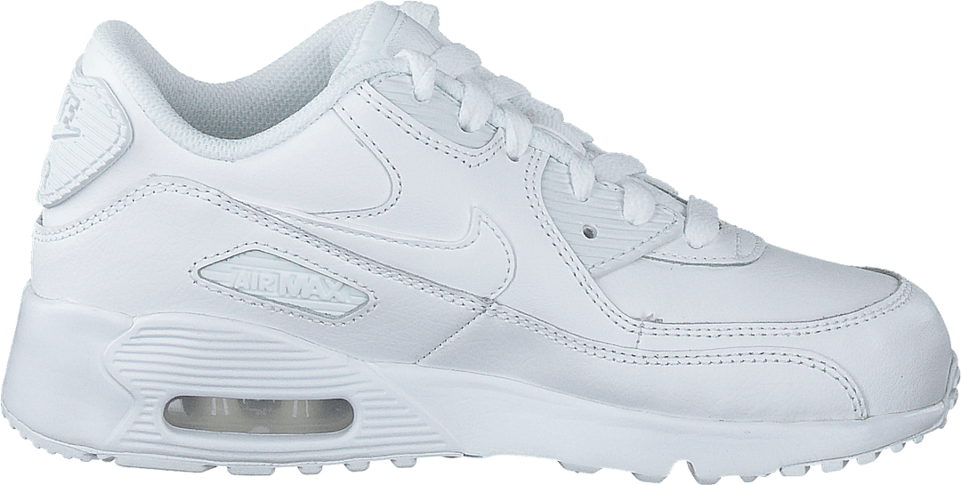 Air Max 90 Leather pour garçon, blanc/blanc