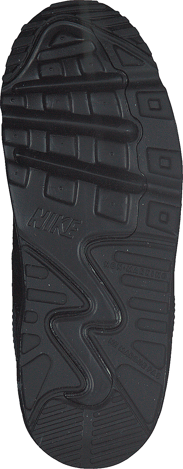 Air Max 90 Leather TD Kids pour garçon, noir/noir