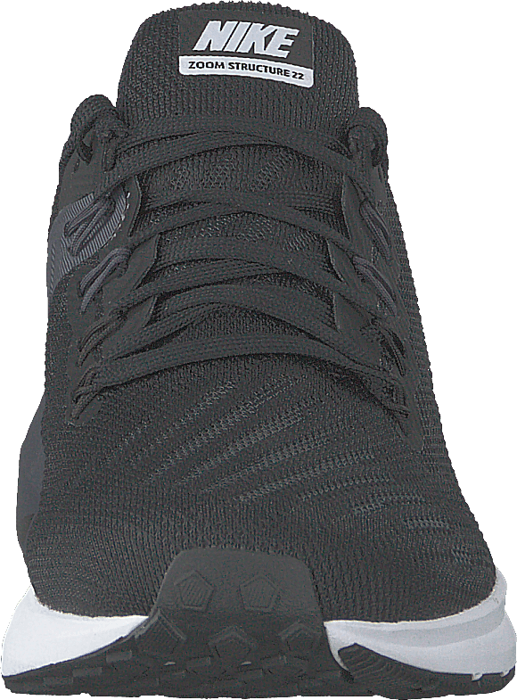 Men's Air Zoom Structure 22 Black/white-gridiron