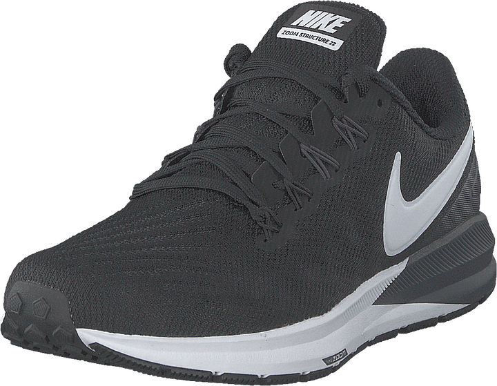 Men's Air Zoom Structure 22 Black/white-gridiron