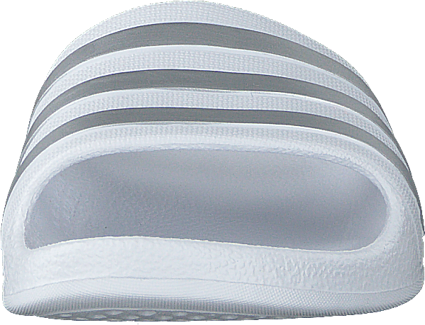 Adilette Aqua Slides Enfants Blanc Nuage / Argent Met. / Nuage Blanc