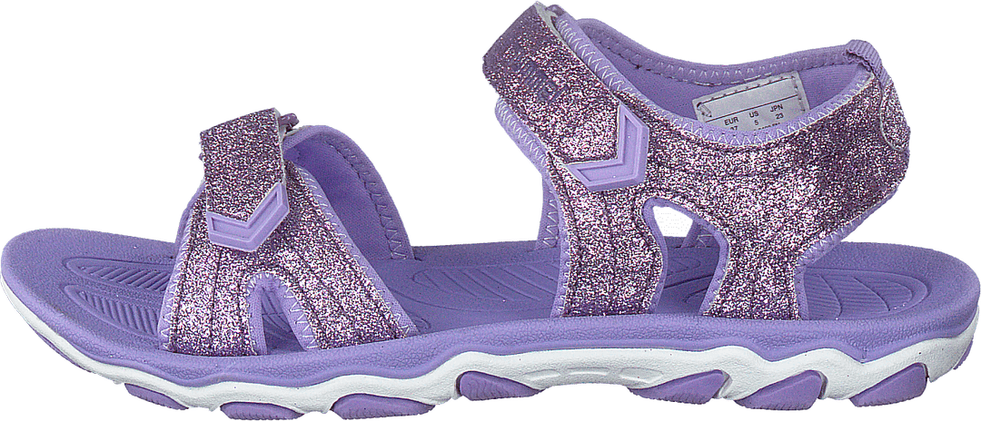 Sandal Glitter Jr Violet Tulip