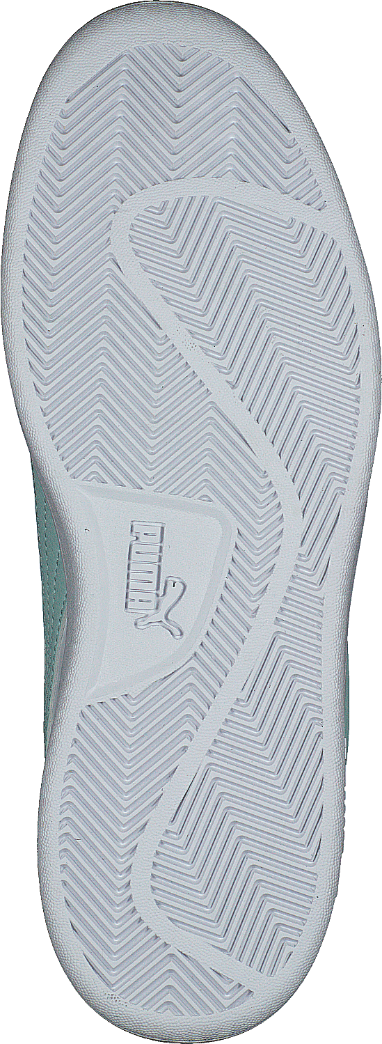 Puma Smash V2 L Jr Puma White-fair Aqua-pale Pink