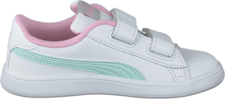 Puma Smash V2 L Inf Puma White-fair Aqua-pale Pink