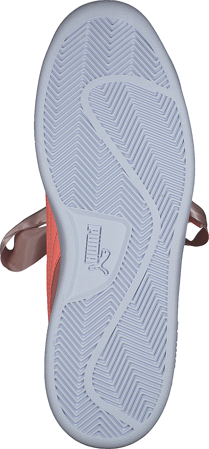 Puma Smash V2 Ribbon Jr Pêche Bud-pêche brillante
