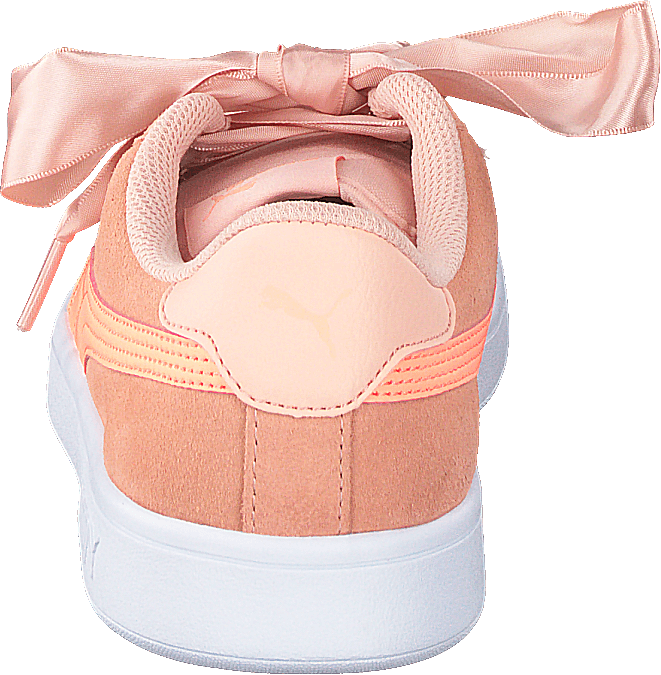 Puma Smash V2 Ribbon Jr Pêche Bud-pêche brillante