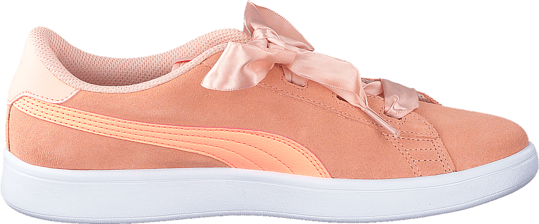 Puma Smash V2 Ribbon Jr Pêche Bud-pêche brillante