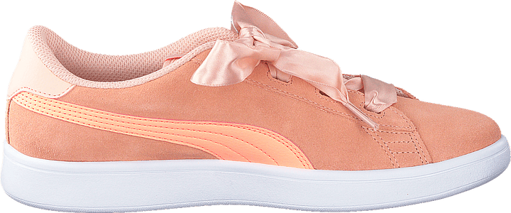 Puma Smash V2 Ribbon Jr Pêche Bud-pêche brillante