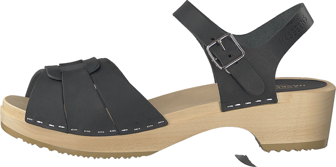 Peep Toe Low Black