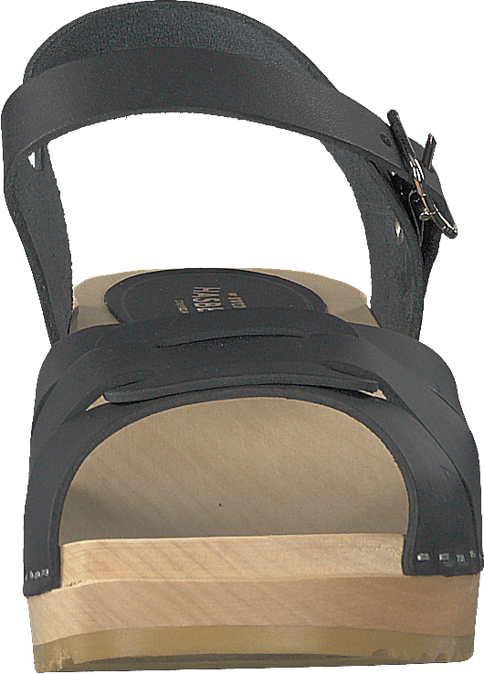 Peep Toe Low Black