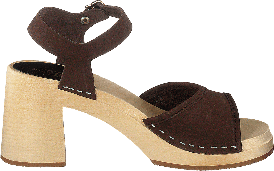 Inger Chocolate Brown Nubuck
