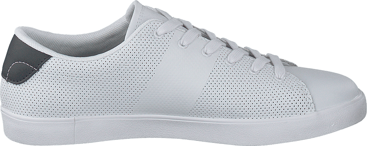 Lottie Perf Leather White/navy