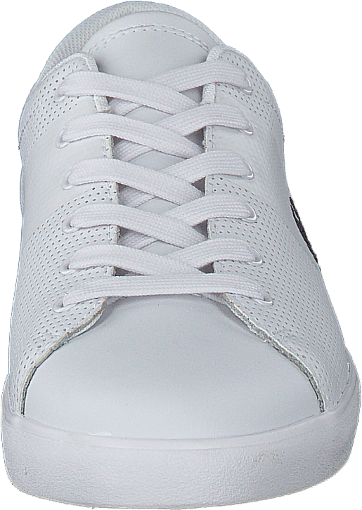 Lottie Perf Leather White/navy
