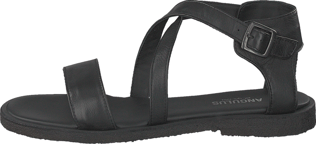 Sandal With Buckle Black