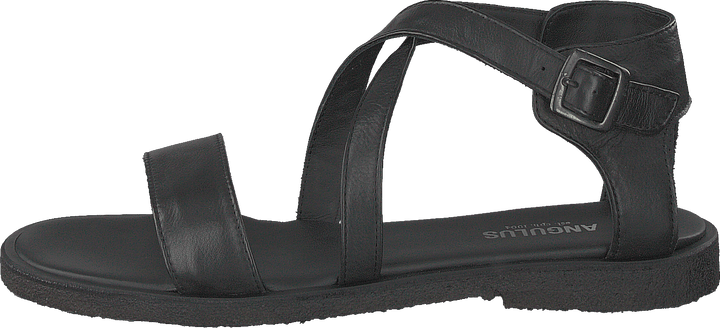 Sandal With Buckle Black