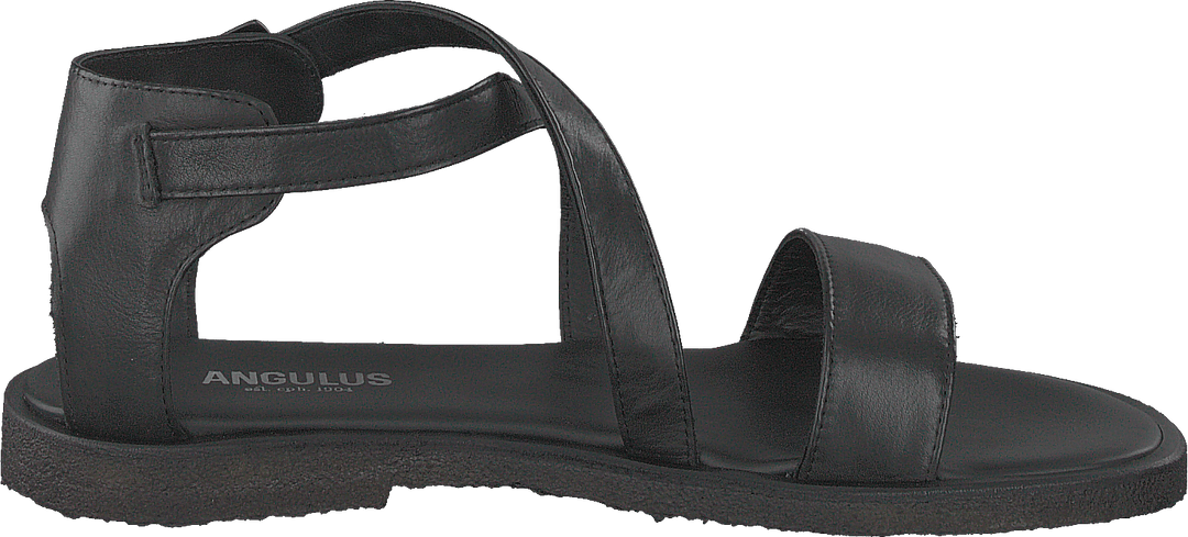 Sandal With Buckle Black
