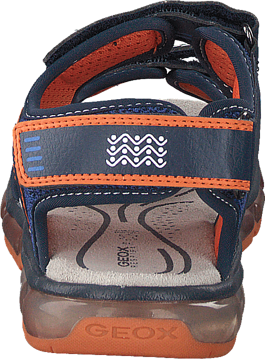 J Sandal Android Boy marin/orange
