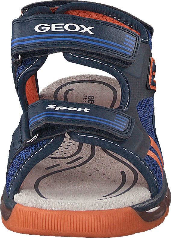 J Sandal Android Boy marin/orange