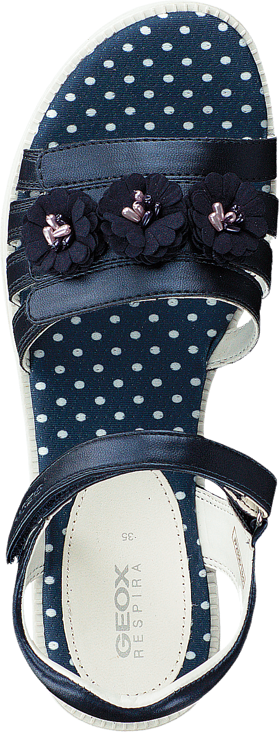 Sandale J Karly Girl Bleu Marine