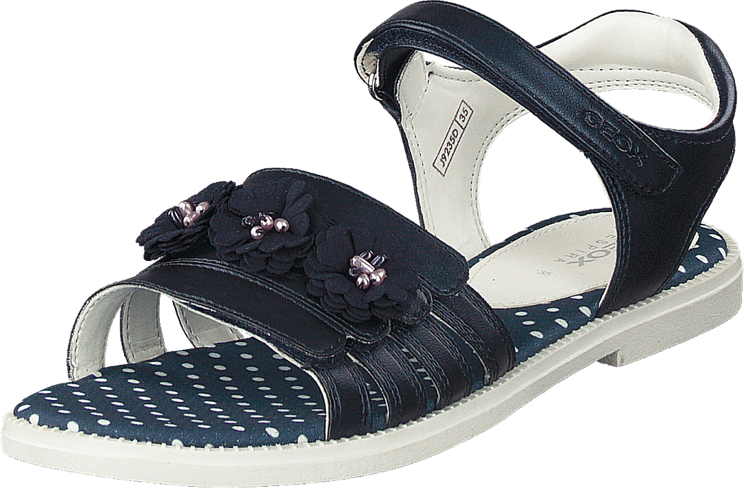 Sandale J Karly Girl Bleu Marine