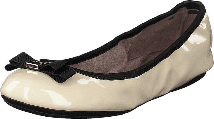 Shea Cream/black Patent