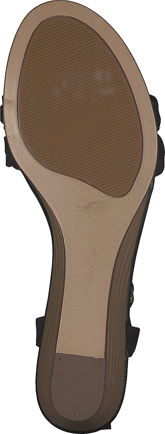 Mena Blossom Svart Nubuck