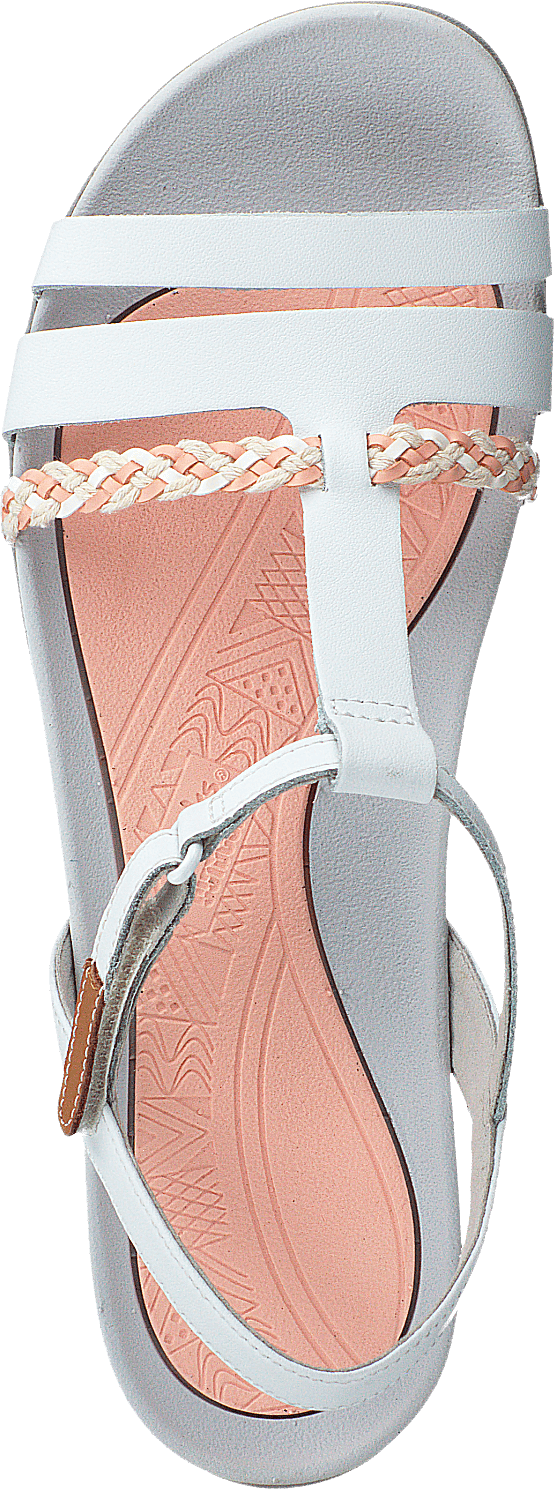 Tealite Grace White Leather