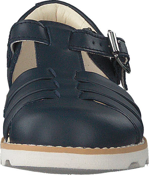 Crown Stem T Navy Leder