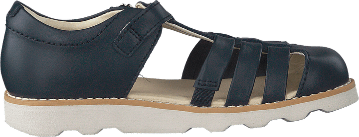Crown Stem T Navy Leder