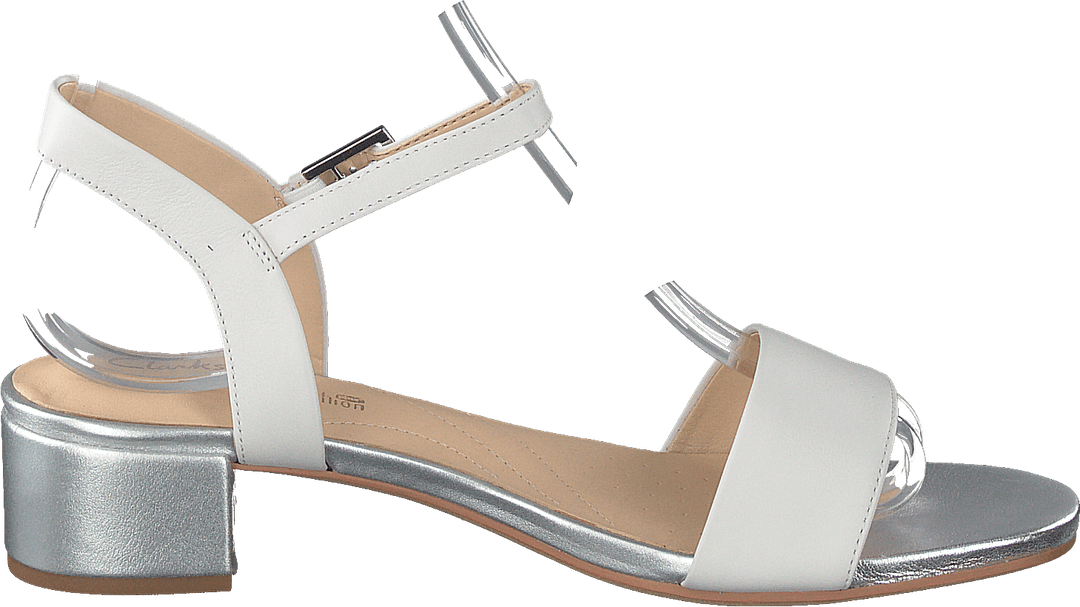 Orabella Iris White Combi Leather
