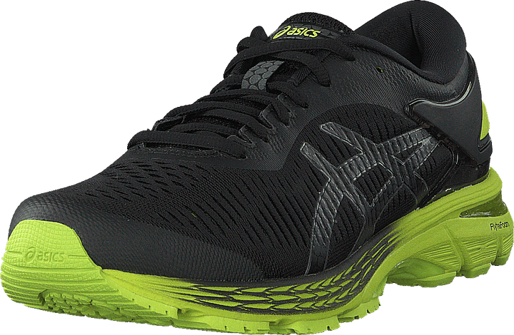 Gel-kayano 25 Black/neo Lime