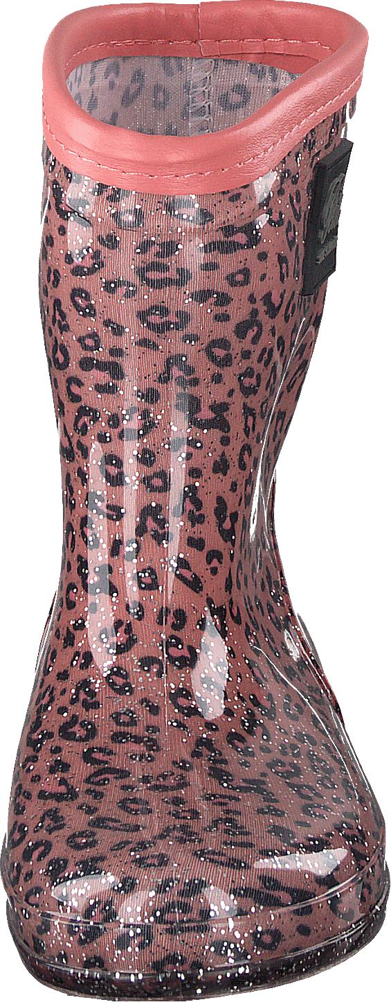 Rubber Boot Baby Leopard - Pink