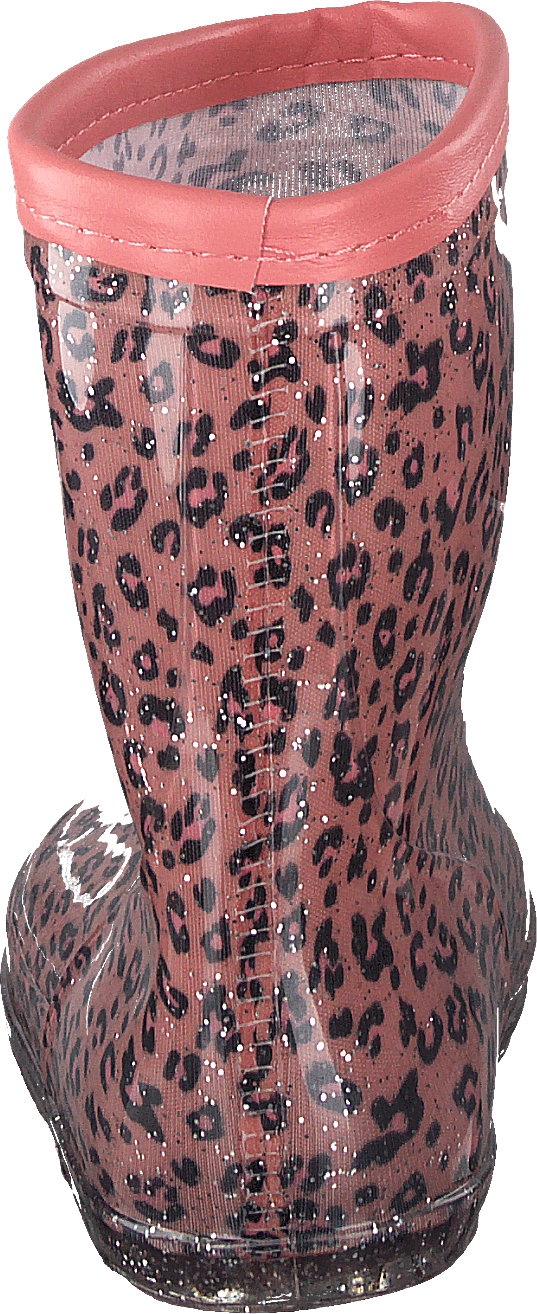 Rubber Boot Baby Leopard - Pink